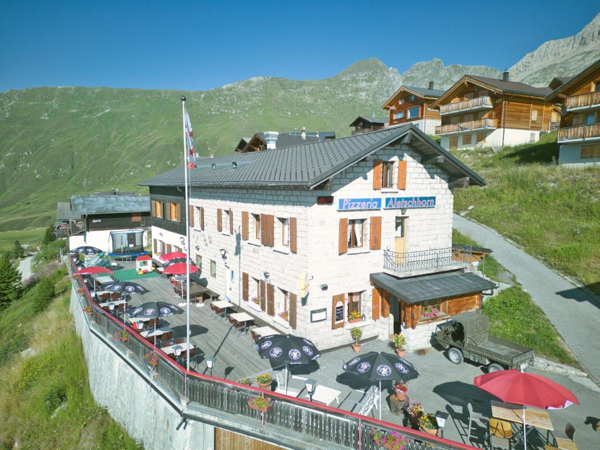 Hotel Aletschhorn Belalp Bagian luar foto